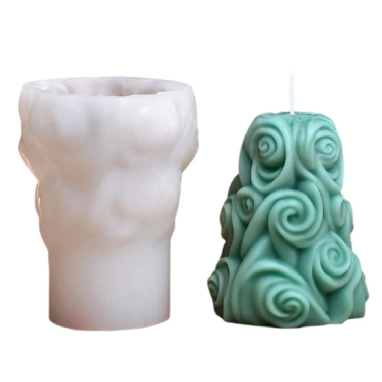 Christmas Tree Aromatherapy Candle Ornaments DIY Silicone Mold My Store