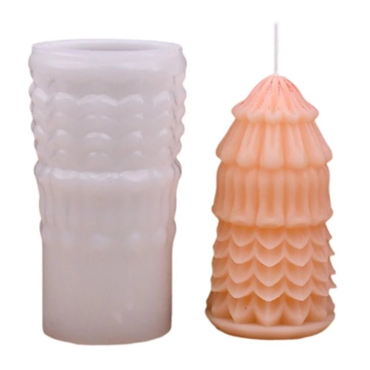 Christmas Tree Aromatherapy Candle Ornaments DIY Silicone Mold My Store