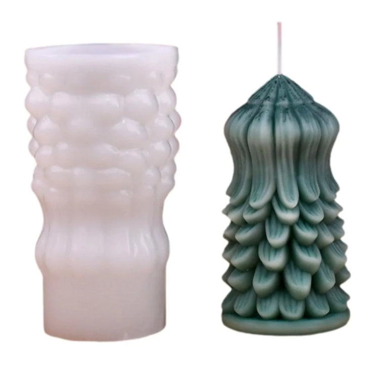 Christmas Tree Aromatherapy Candle Ornaments DIY Silicone Mold My Store