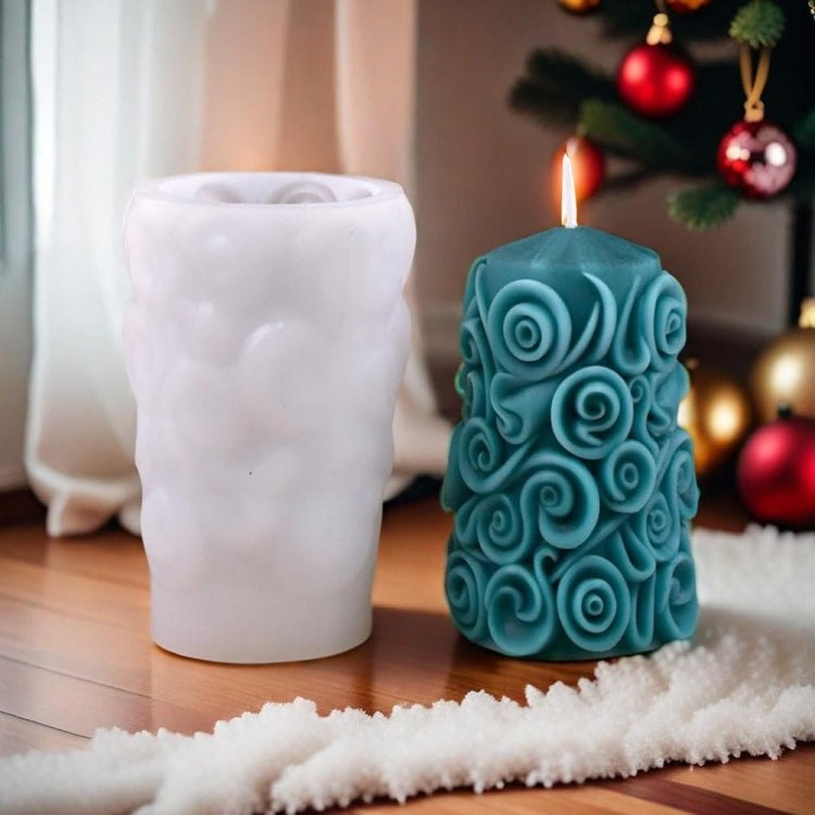 Christmas Tree Aromatherapy Candle Ornaments DIY Silicone Mold My Store