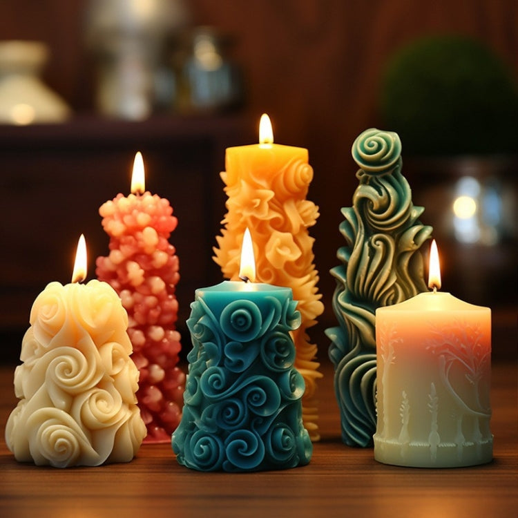 Christmas Tree Aromatherapy Candle Ornaments DIY Silicone Mold My Store