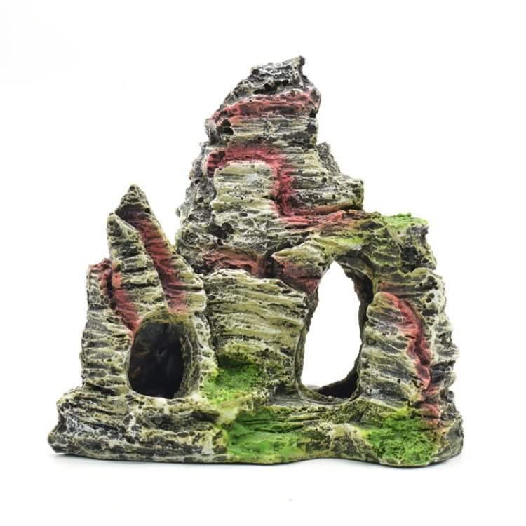 Aquarium Aquascape Accessories Resin Fish Tank Wigwam Landscape Decoration - Reluova