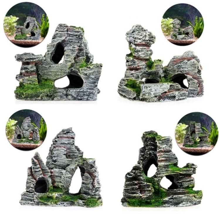 Aquarium Aquascape Accessories Resin Fish Tank Wigwam Landscape Decoration - Reluova