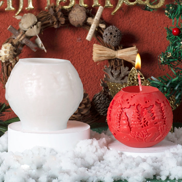 Christmas Ball Elk Scented Candle DIY Mold