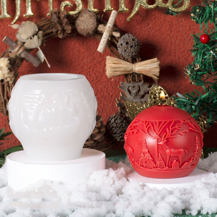 Christmas Ball Elk Scented Candle DIY Mold