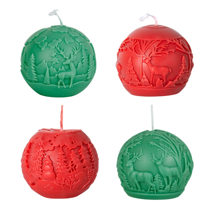 Christmas Ball Elk Scented Candle DIY Mold My Store