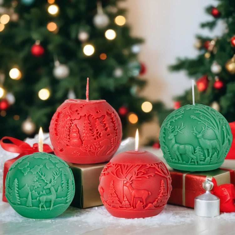 Christmas Ball Elk Scented Candle DIY Mold My Store