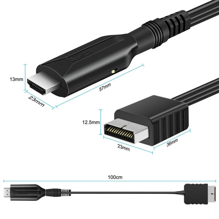 For Sony PS1 / PS2 To HDMI Converter Adapter Cable 1m 720P/1080P Output Reluova