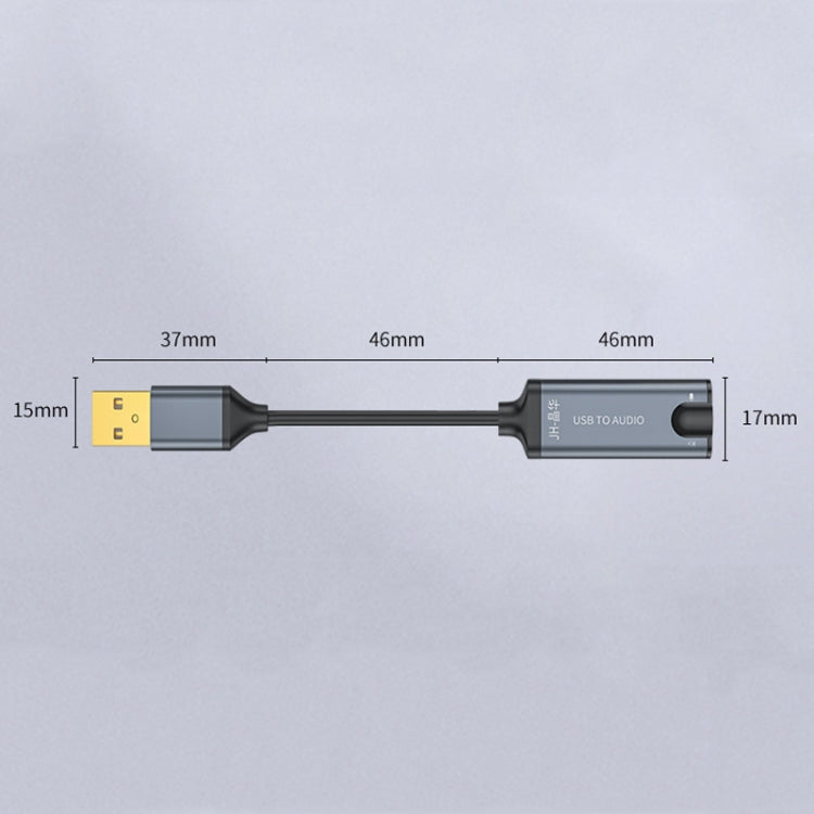 JINGHUA Z17 USB Sound Card With Cable Cell Phone Earphone Audio Converter Reluova