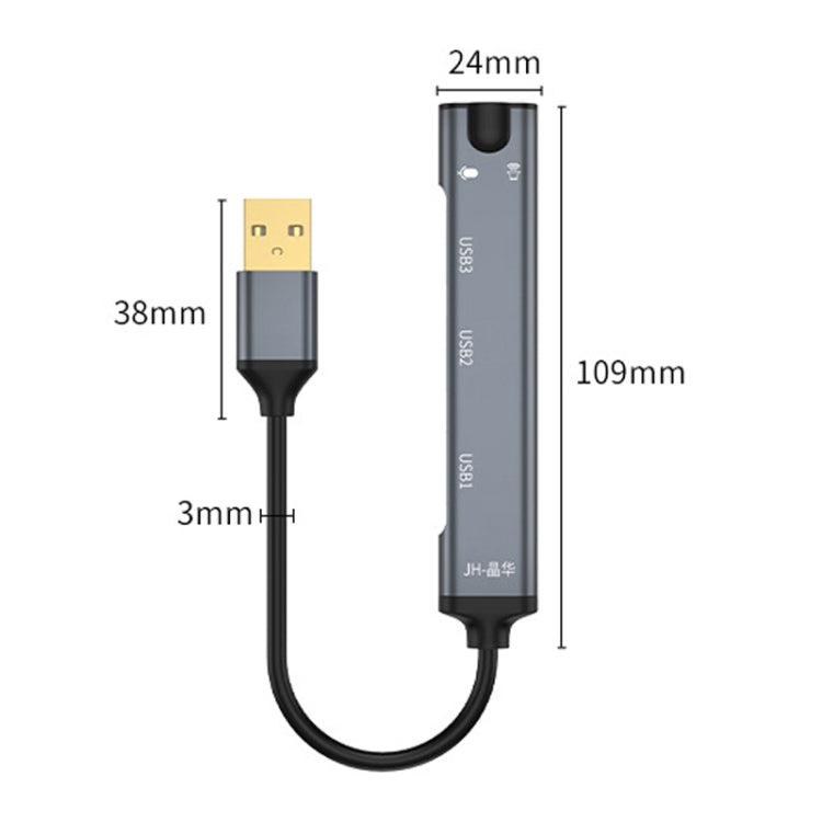 JINGHUA N800 Drive Free Sound Card Computer To Docking Station With Audio Interface My Store