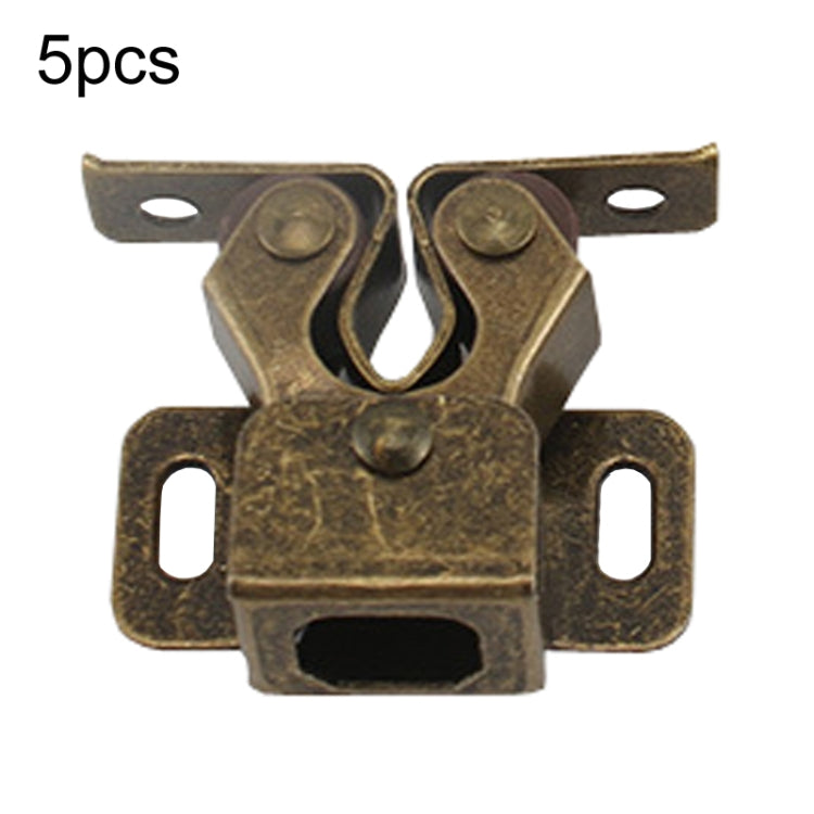 5pcs Antique Old- Style Short Foot Door Clip Buckle Household Closet Cabinet Door Catches