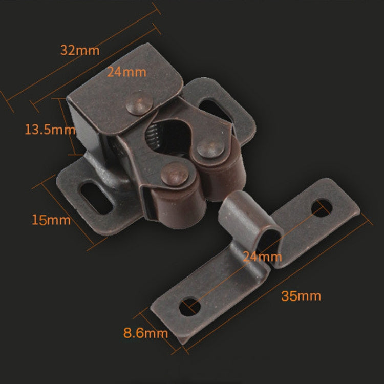 5pcs Antique Old- Style Short Foot Door Clip Buckle Household Closet Cabinet Door Catches My Store