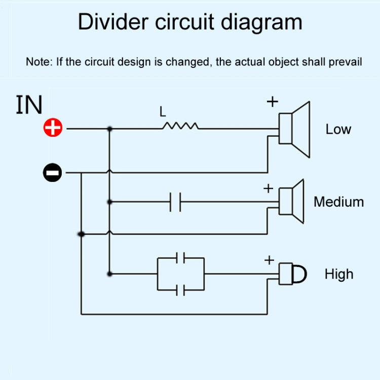 PUV-W3 High Medium And Low 3-Way Audio Crossover Home Cinema Speaker Divider