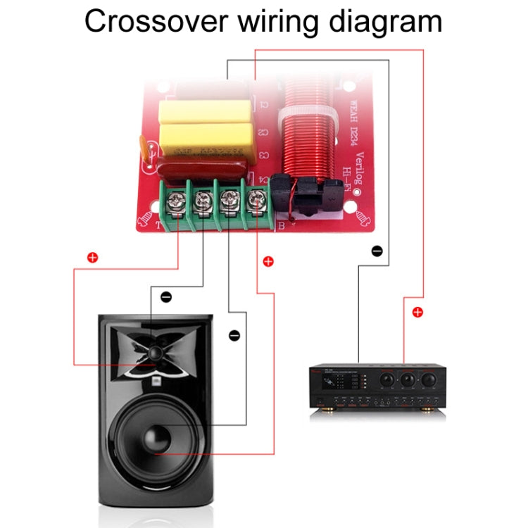 High And Low 2-Way Audio Crossover Hi-Fi Speaker Conversion Divider Reluova