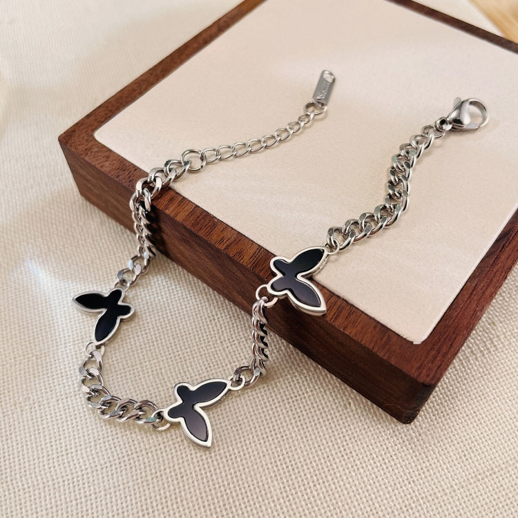 Cool Style Stainless Steel Acrylic Butterfly Accessory Bracelet My Store