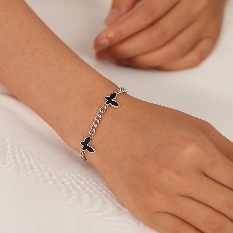 Cool Style Stainless Steel Acrylic Butterfly Accessory Bracelet My Store