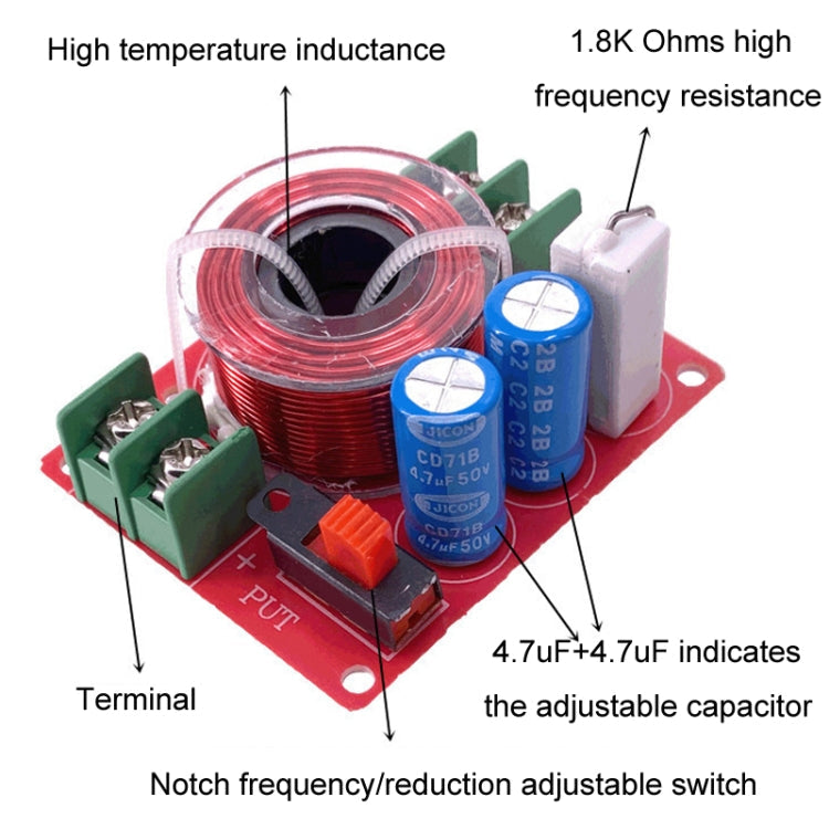 Adjustable LCR Trap Full Range Speaker Audio Filter