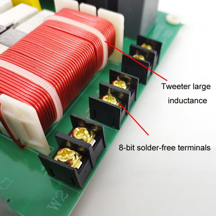 One High Two Low Powered Stage Speaker Crossover Boards High-Fidelity Audio 3-Way Crossover