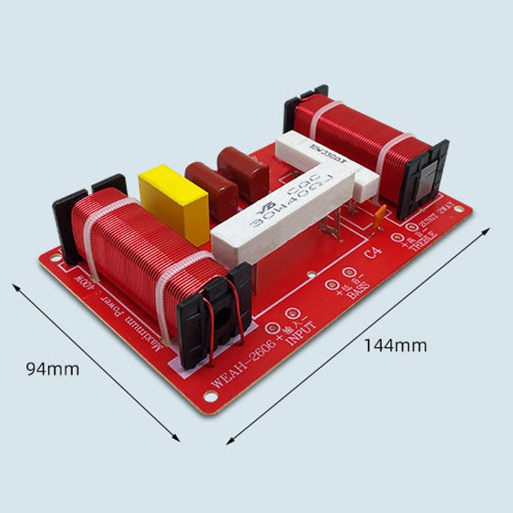 WEAH-2606 High And Low 2-Way Audio Crossover Hi-Fi Speaker Conversion Divider Reluova