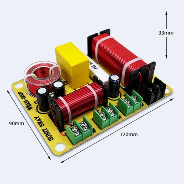 WEAH-3007B Home Cinema Speaker Crossover High Medium And Low 3-Way Audio Modification Divider Reluova