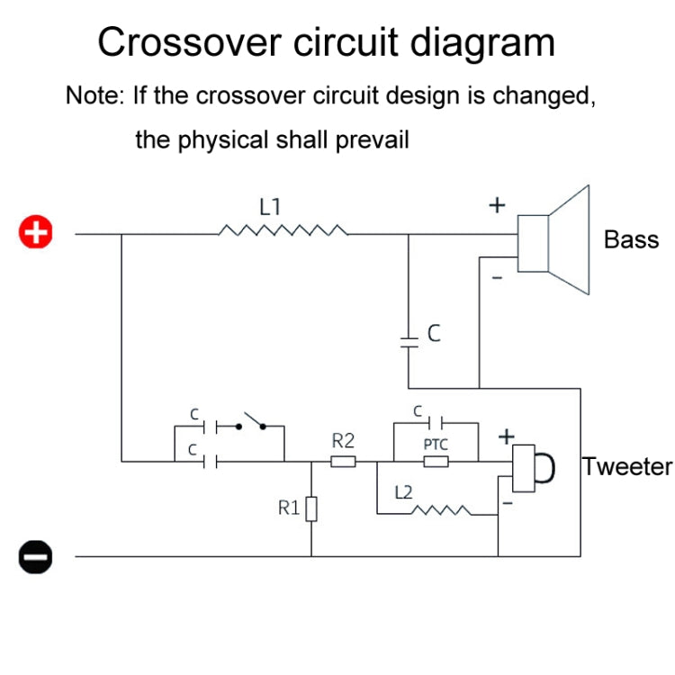 High And Low 2-Way Audio Crossover Stage Speaker Conversion Divider