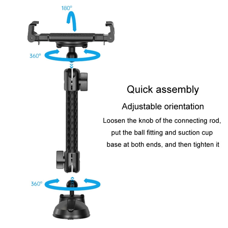 Car Phone Mount Extension Arm Double Jointed Swivel Adjustment Carbon Fiber Bracket Connecting Rod ÎҵÄÉ̵ê