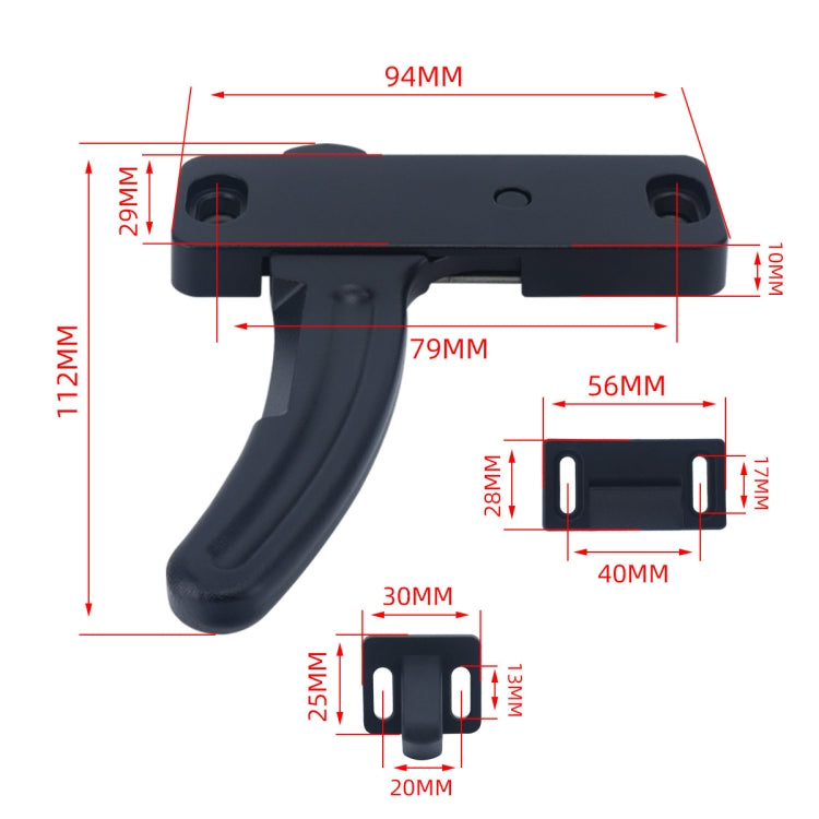 RV Screen Door Replacement L-shaped Handle