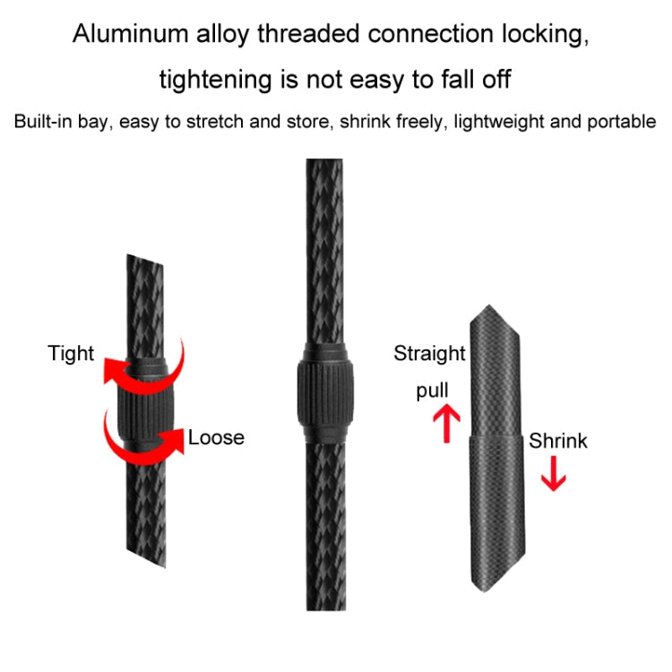 Telescopic Car Phone Mount Extension Arm Double Jointed Swivel Carbon Fiber Bracket Connecting Rod ÎҵÄÉ̵ê