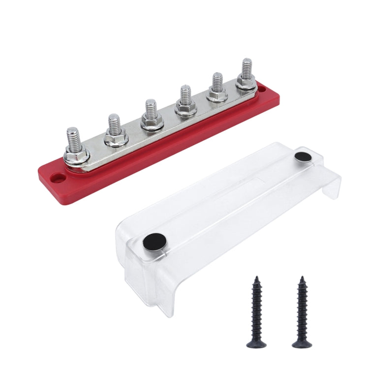 M8 Stud RV Yacht 6-way Nylon Flame Retardant Base DC Busbar ÎҵÄÉ̵ê