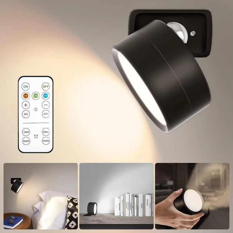 LED 360 Degree Rotating Lamp Magnetic Cabinet Spotlight Atmosphere Night Light My Store