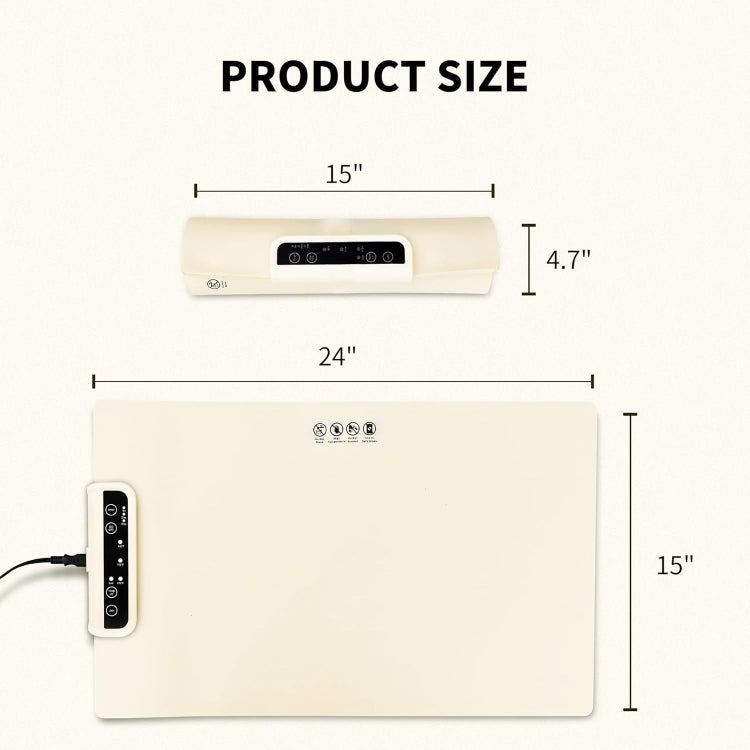 240W Electric Warming Tray Food Warmer with Adjustable Temperature, Timed Close