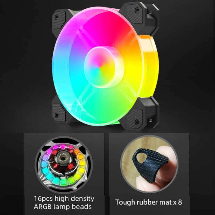 COOLMOON RGB120 5V ARGB Integrated Single Row Multi-Platform CPU Cooler