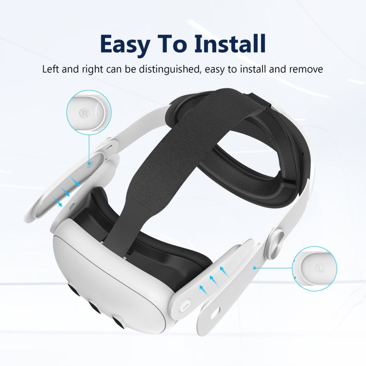 For Meta Quest 3 VR Headset Comfort Sponge Head Strap Replacement Parts Reluova