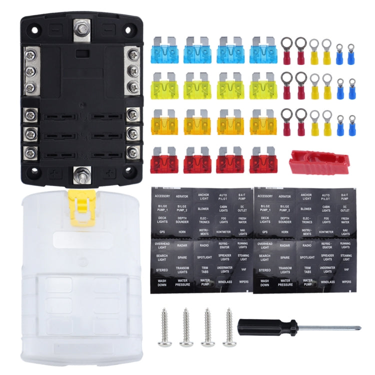 6-Way LED Indicator Fuse Box Socket For RV And Yacht ÎҵÄÉ̵ê