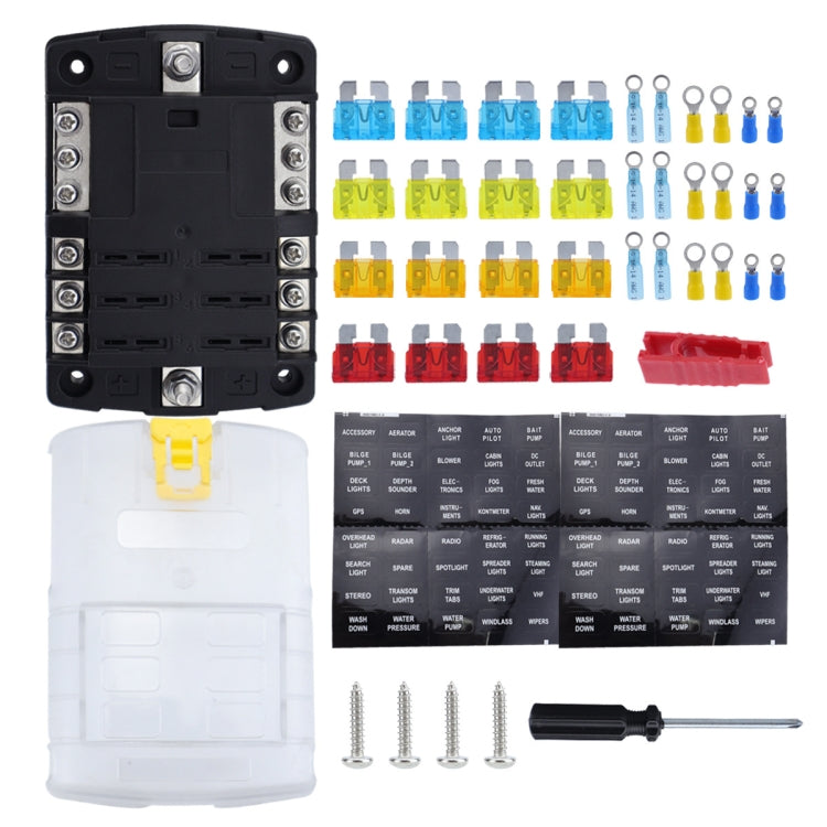 6-Way LED Indicator Fuse Box Socket For RV And Yacht ÎҵÄÉ̵ê