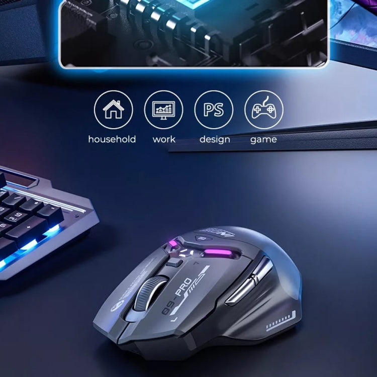 Inphic  IN9PRO-H  3 Modes Wired and Wireless Mouse PAW3395 Sensor