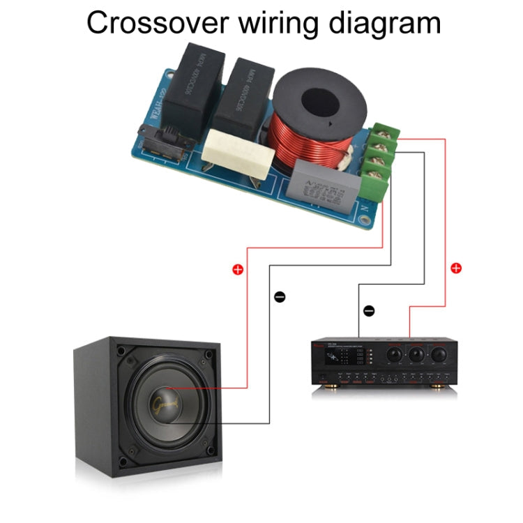 SP-122 120W Single Pure Midrange Crossover Board Hi-Fi Speaker Conversion Divider Reluova