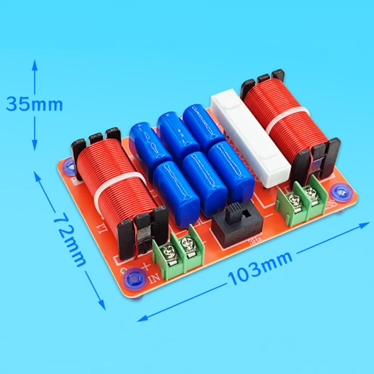 220W Single Pure Bass Crossover Board Hi-Fi Speaker Conversion Divider