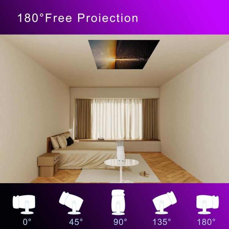 HY400 Android 12.0 System Intelligent Projector Portable Family Projector