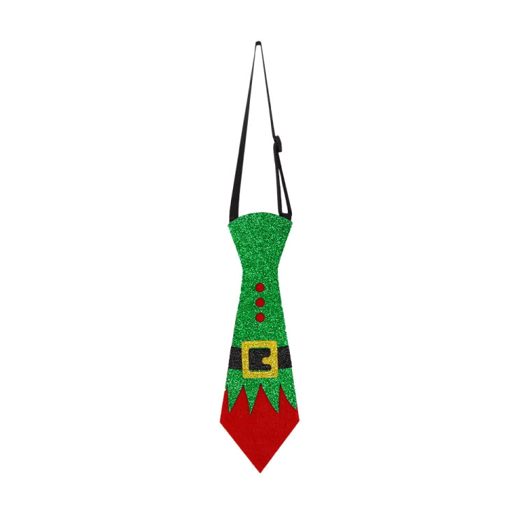 Christmas Children Cartoon Ties Holiday Party Performance Costume Props