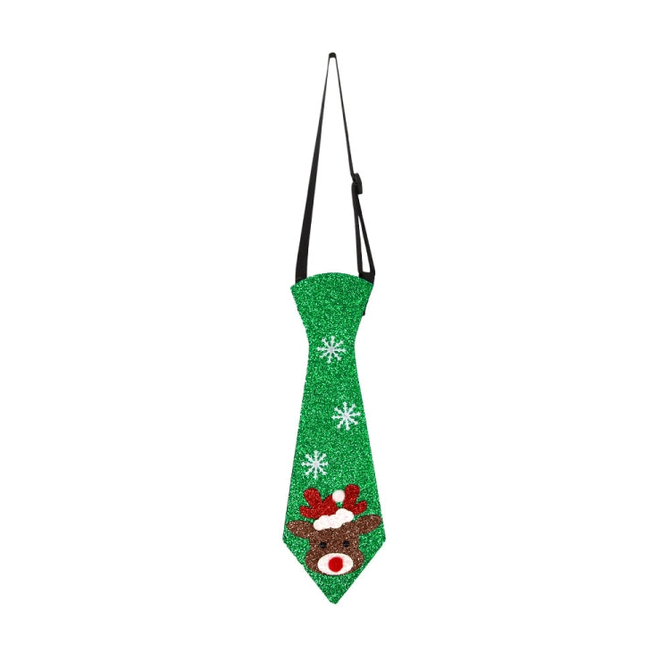 Christmas Children Cartoon Ties Holiday Party Performance Costume Props