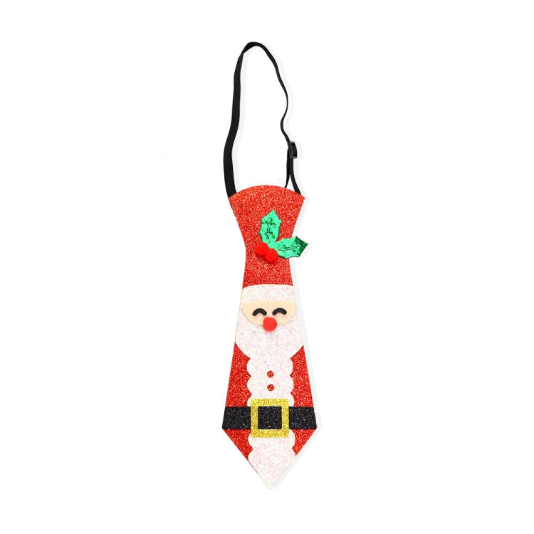 Christmas Children Cartoon Ties Holiday Party Performance Costume Props