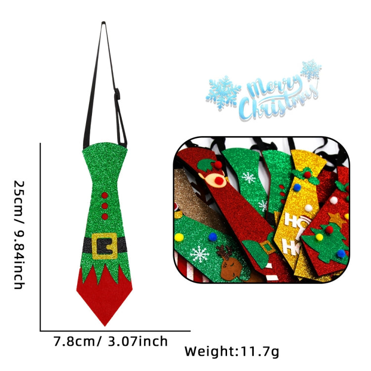 Christmas Children Cartoon Ties Holiday Party Performance Costume Props My Store