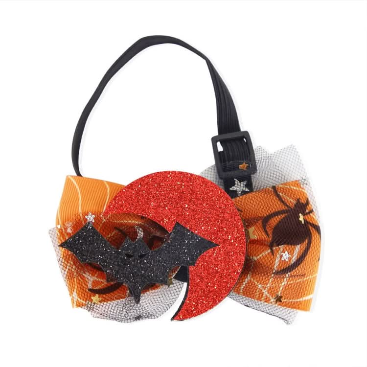 Halloween Pet Cartoon Decorative Bow Tie Adjustable Elastic Rope Collar - Reluova