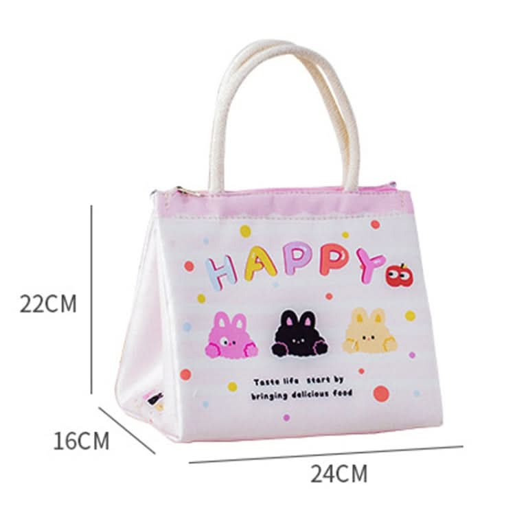 Cute Cartoon Portable Thermal Bento Bag Thickened Aluminum Film Insulation Lunch Box Storage Bag Reluova