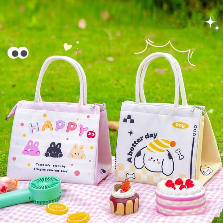 Cute Cartoon Portable Thermal Bento Bag Thickened Aluminum Film Insulation Lunch Box Storage Bag Reluova