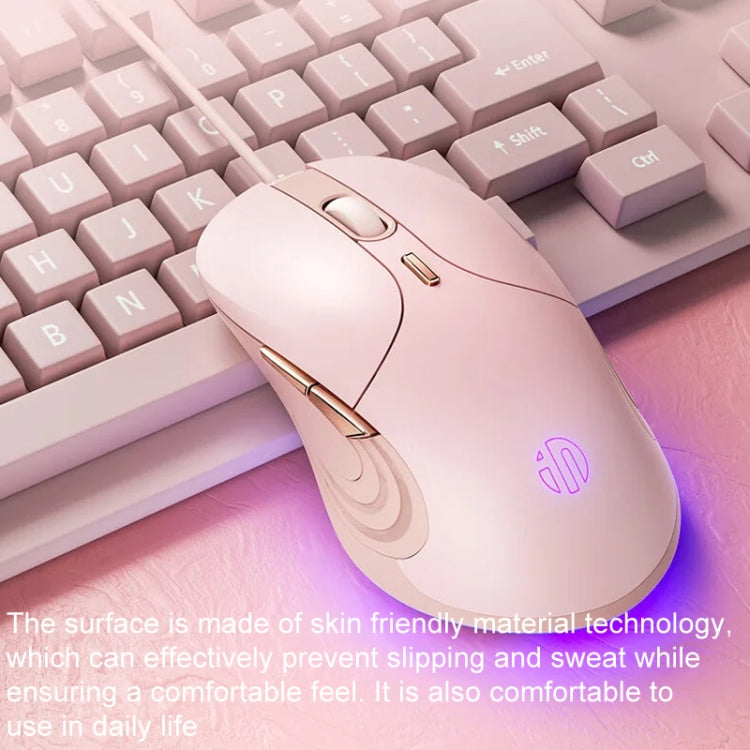 Inphic B8 Mute Light Emitting Wired Mice Home Office Gaming Computer Mouse My Store