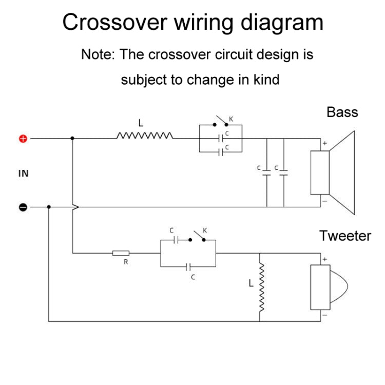 WEAH-206 High And Low 2-Way Audio Divider Bookshelf Speaker Crossover Reluova