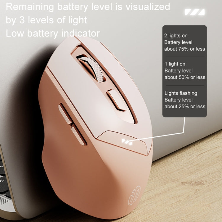 Inphic DR8 2.4G Wireless + Bluetooth 5.0/4.0 Tri-mode Charging Mute Office Gaming Computer Mouse My Store