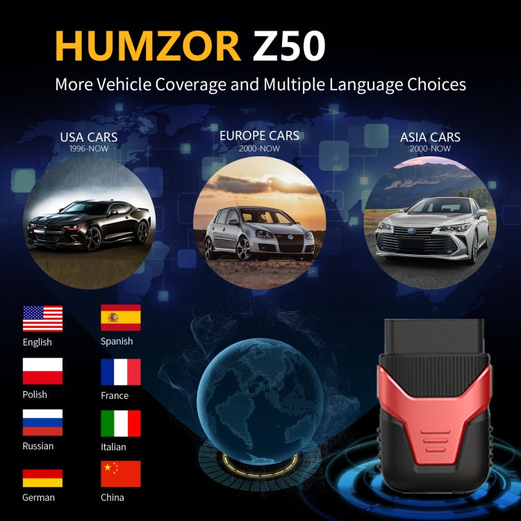 HUMZOR OBD2 Bluetooth 5.2 Car Fault Diagnostic Instrument ÎҵÄÉ̵ê